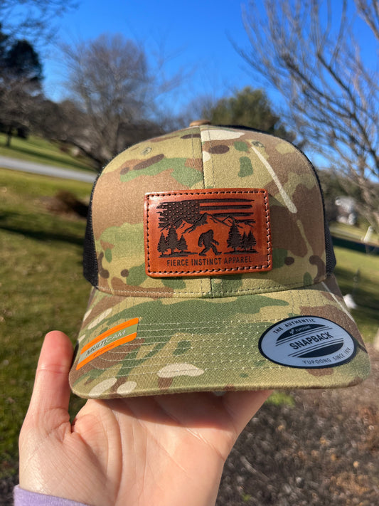 Bigfoot Flag SnapBack