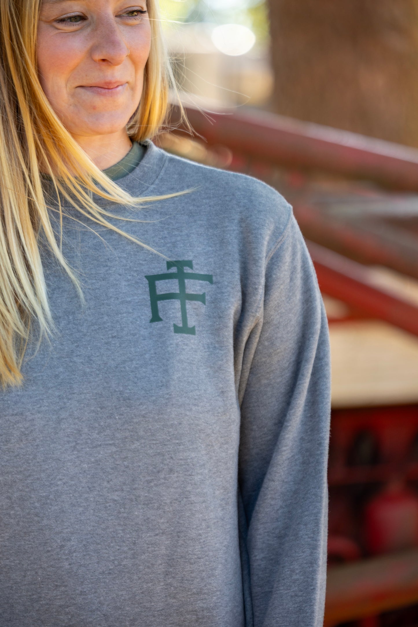 Wildlife Scene Crew Sweatshirt