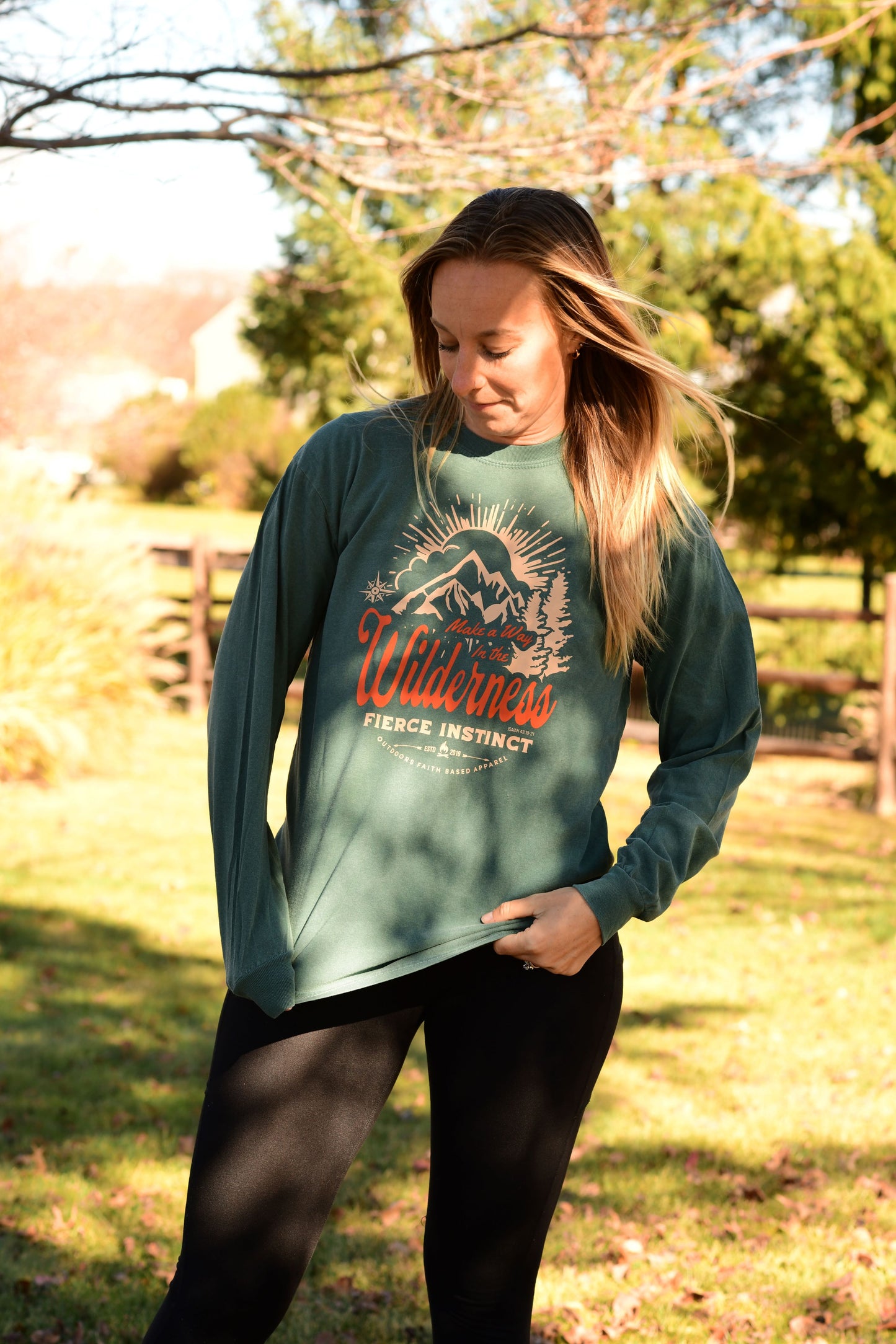 Make A Way in the Wilderness Long Sleeve Tee