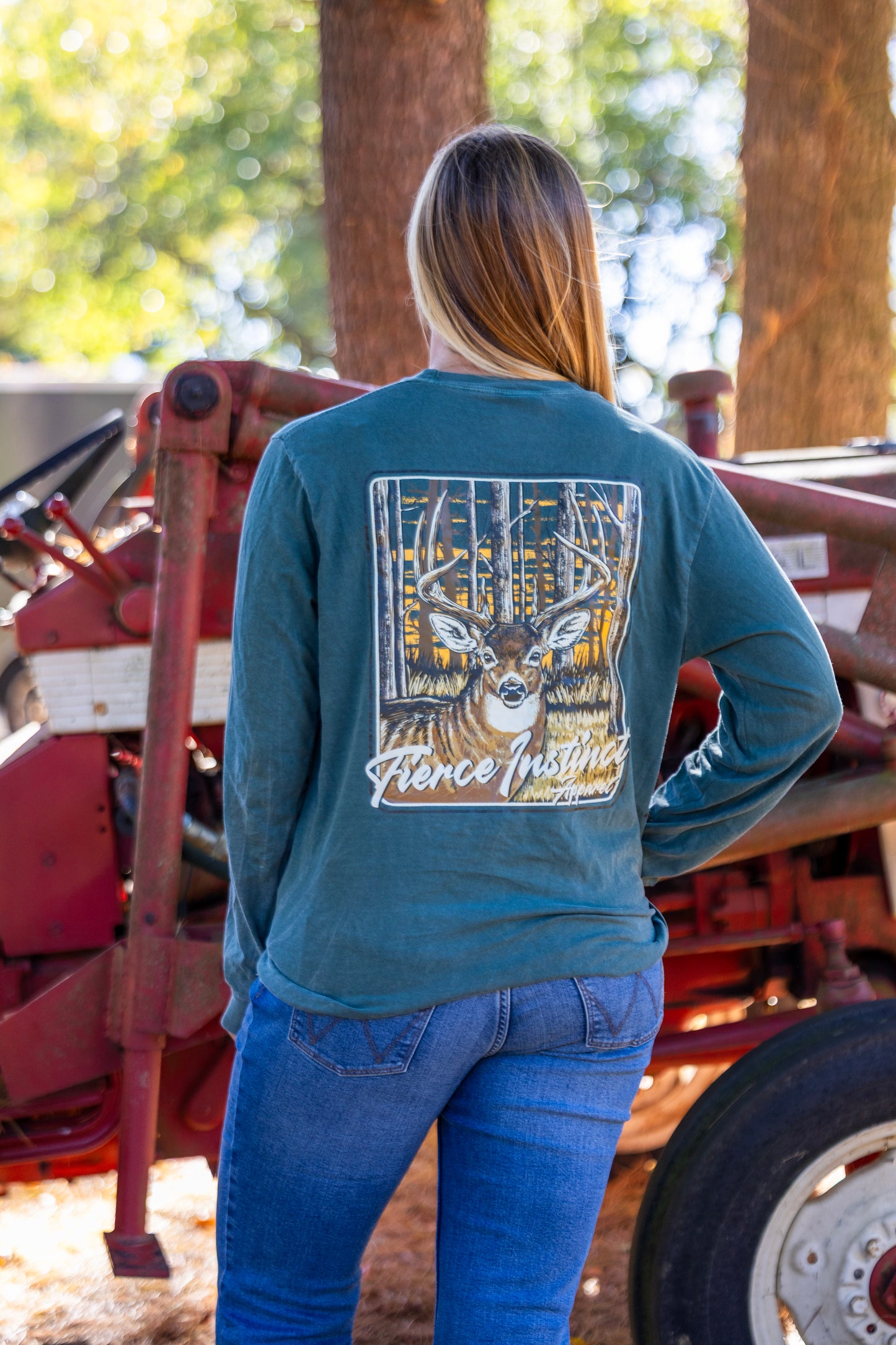 Deer in the Woods Long Sleeve