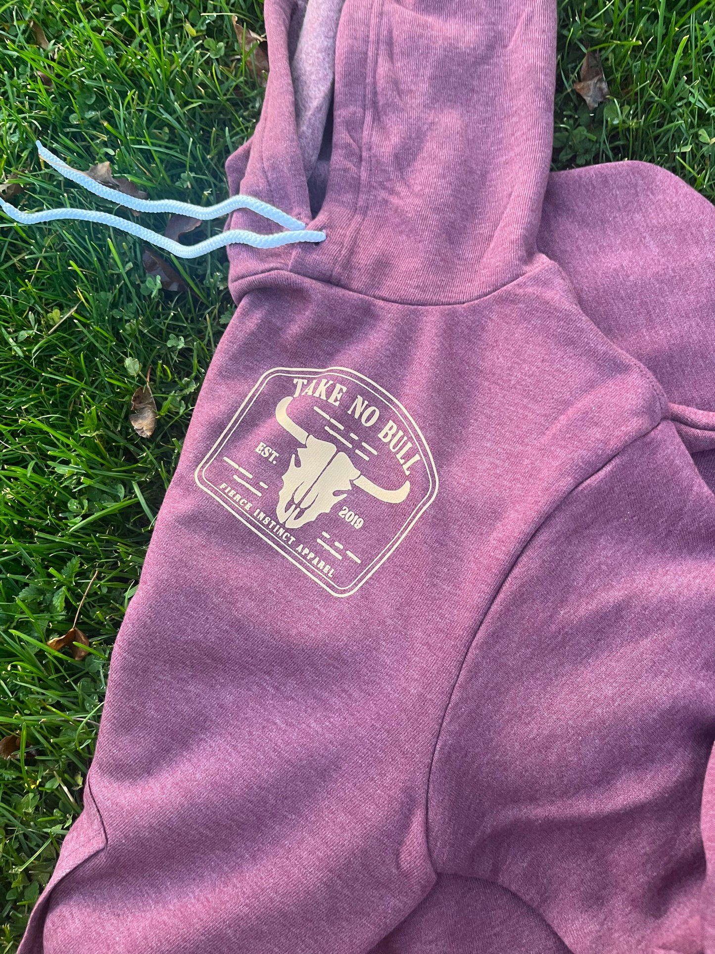 Take No Bull Maroon Hoodie