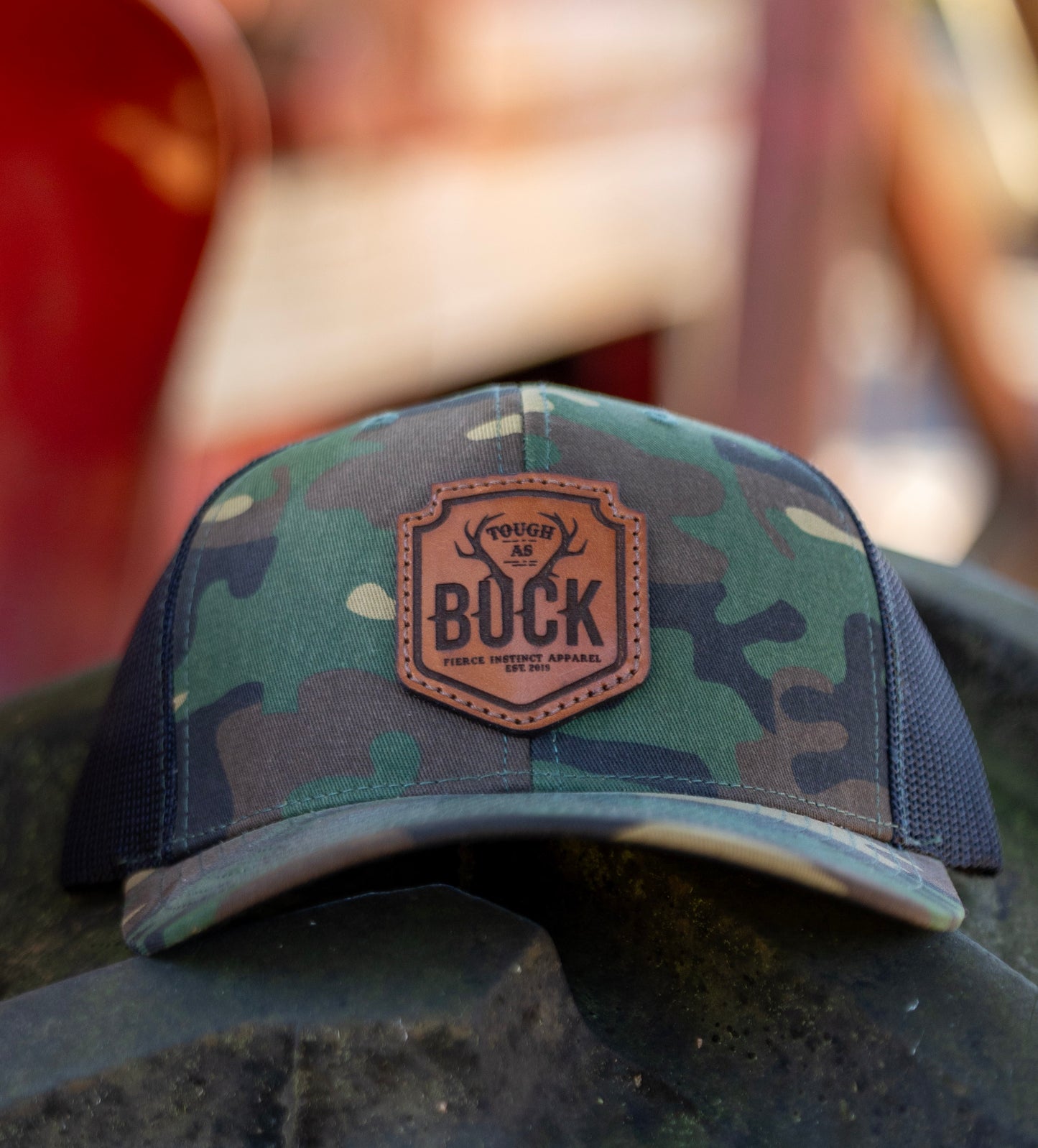 Tough As Buck Camo Snapback