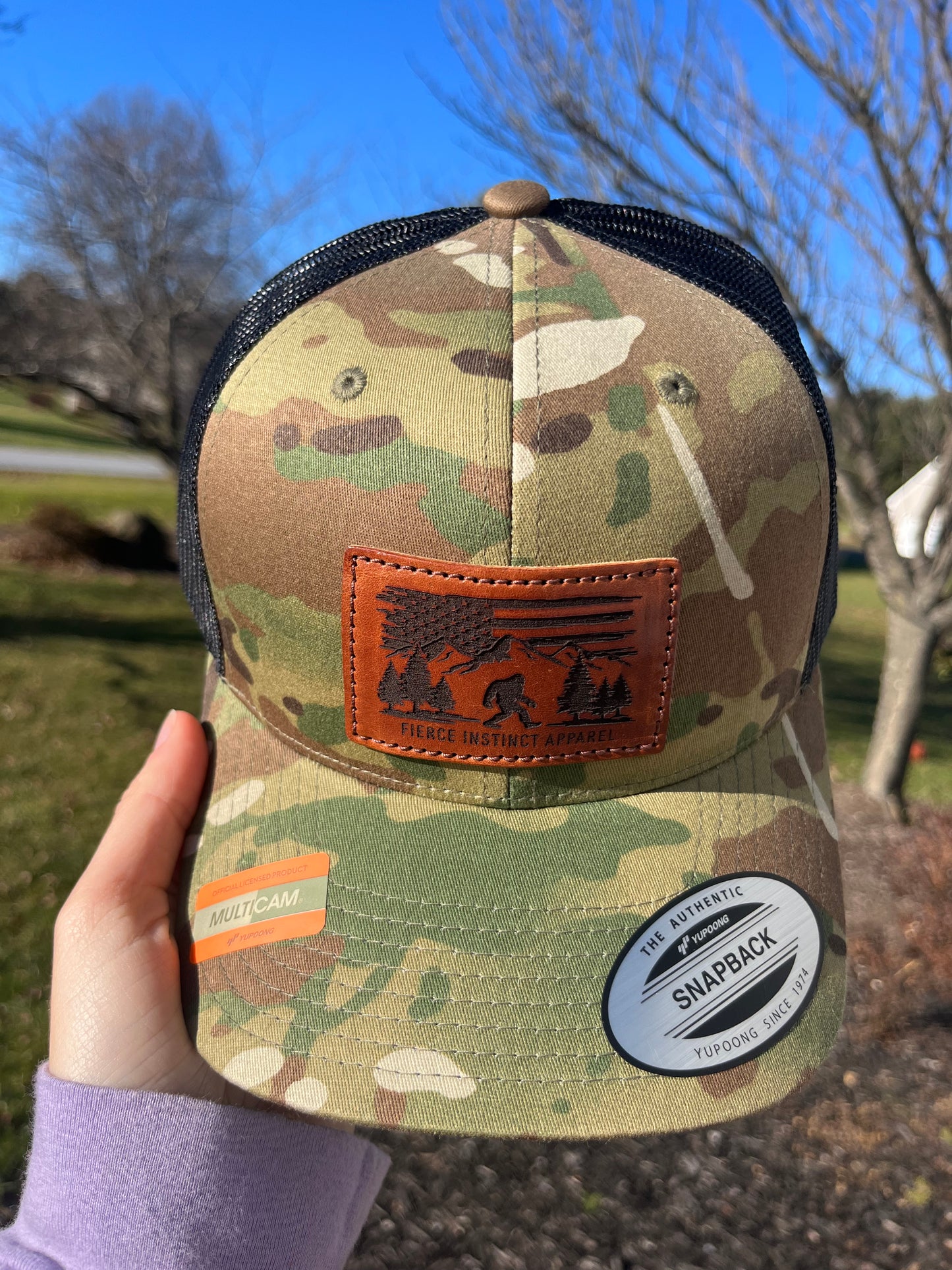 Bigfoot Flag SnapBack