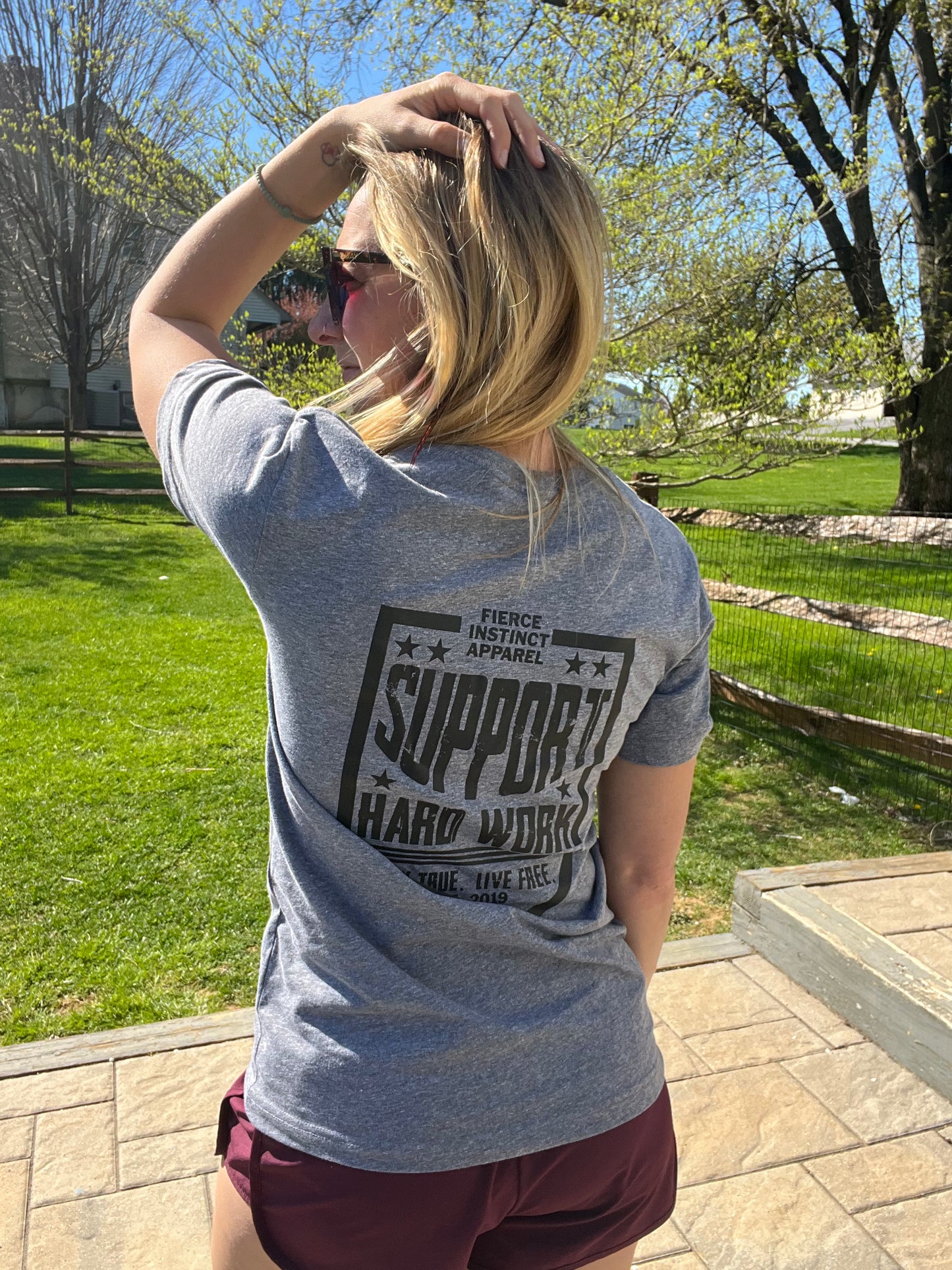 Support Hard Work Tee