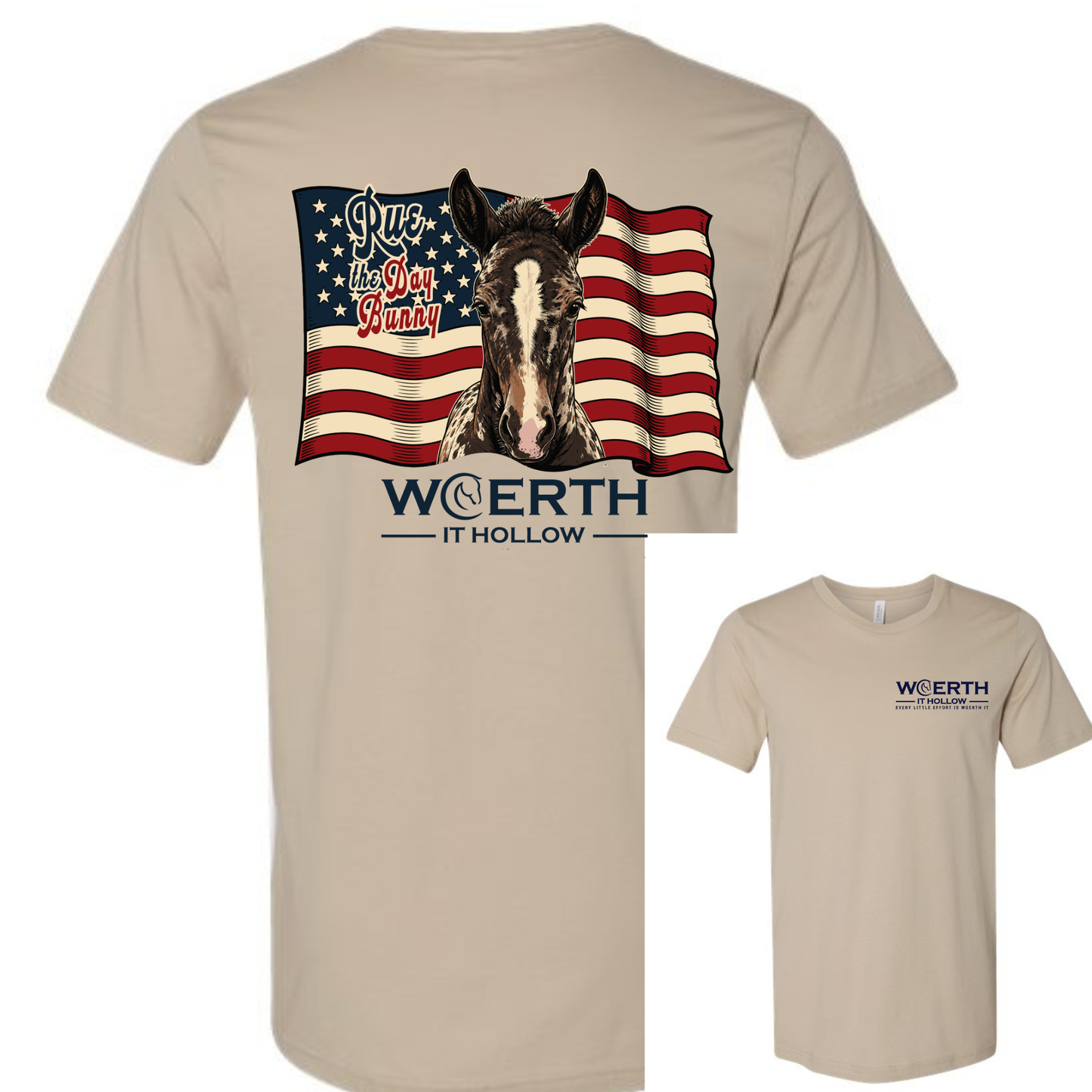 Rue The Day Bunny - Woerth It Hollow Tee