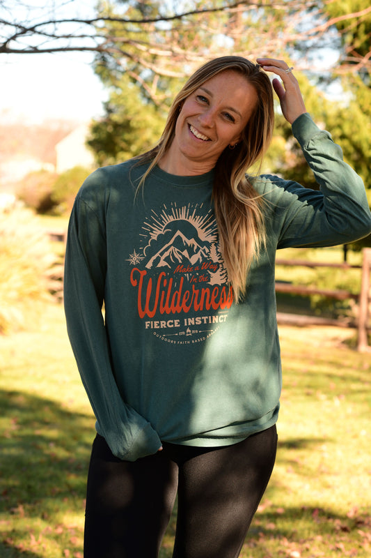 Make A Way in the Wilderness Long Sleeve Tee