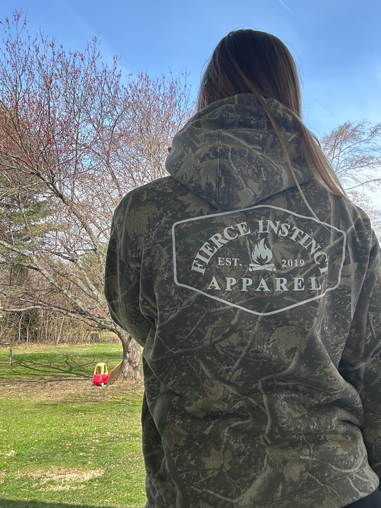 Muted Camo Hoodie - Logo
