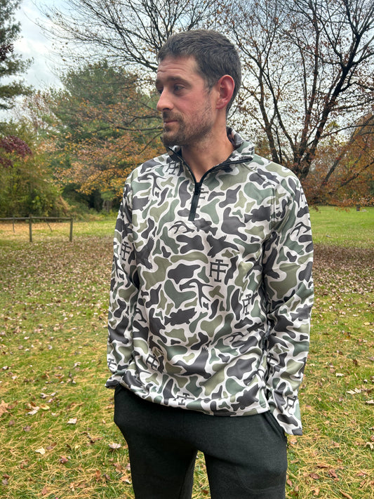 Wildlife Camo Quarter Zip-up