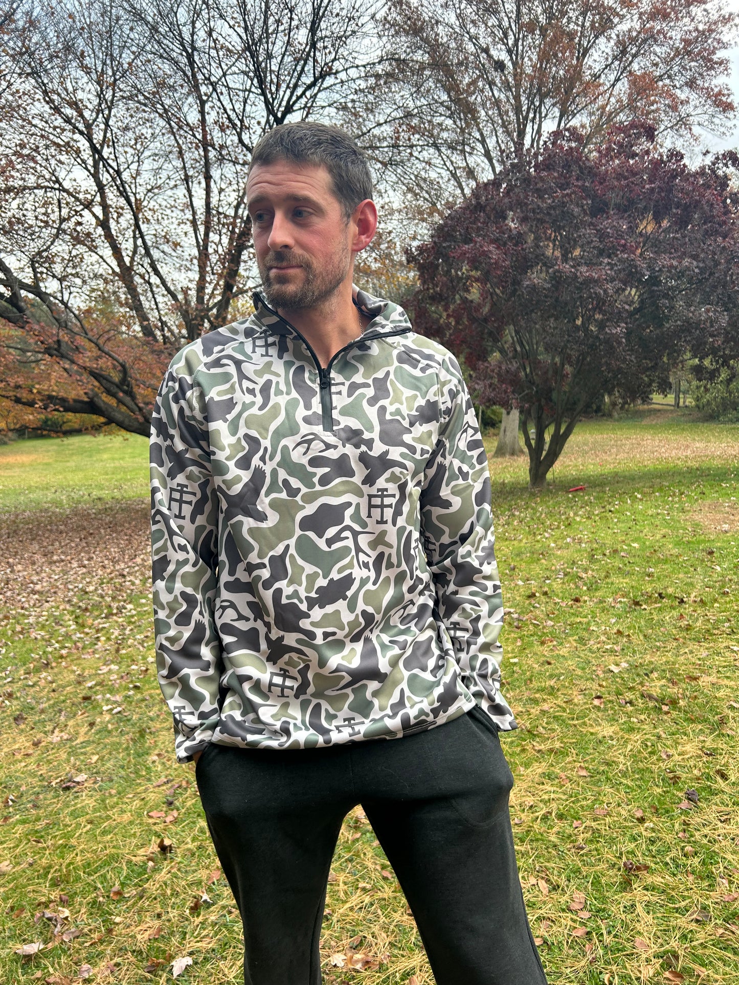 Wildlife Camo Quarter Zip-up