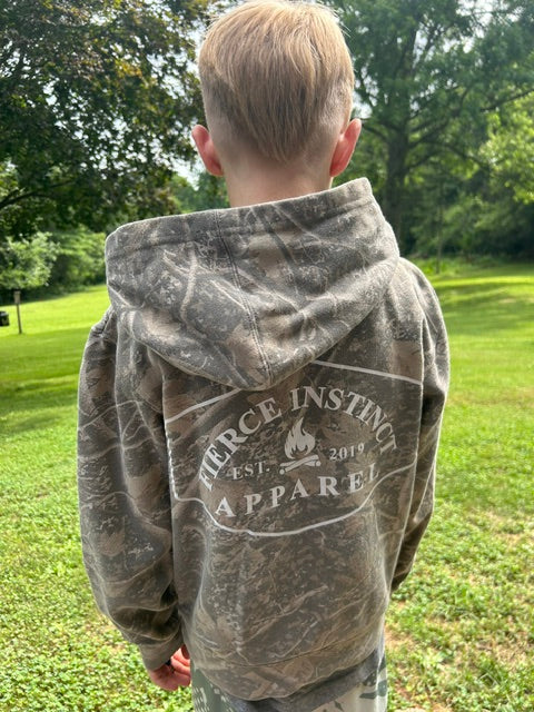 Muted YOUTH Camo Hoodie