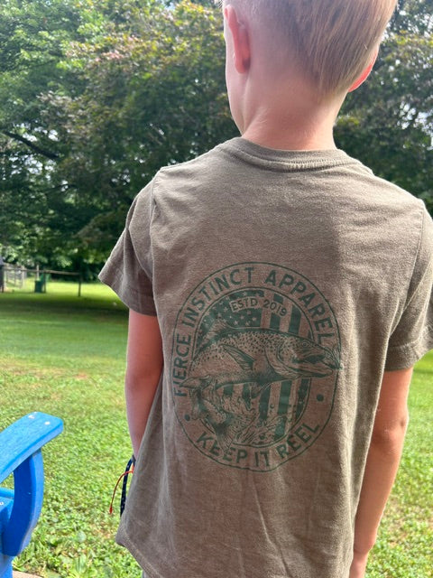 Youth Trout Keep It Reel Tee
