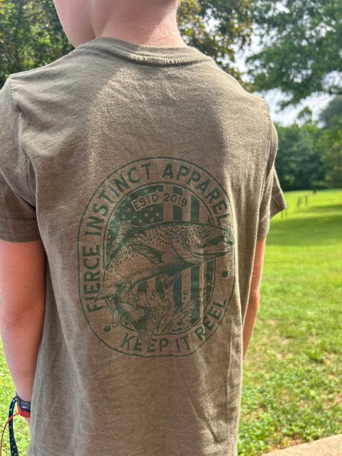 Youth Trout Keep It Reel Tee