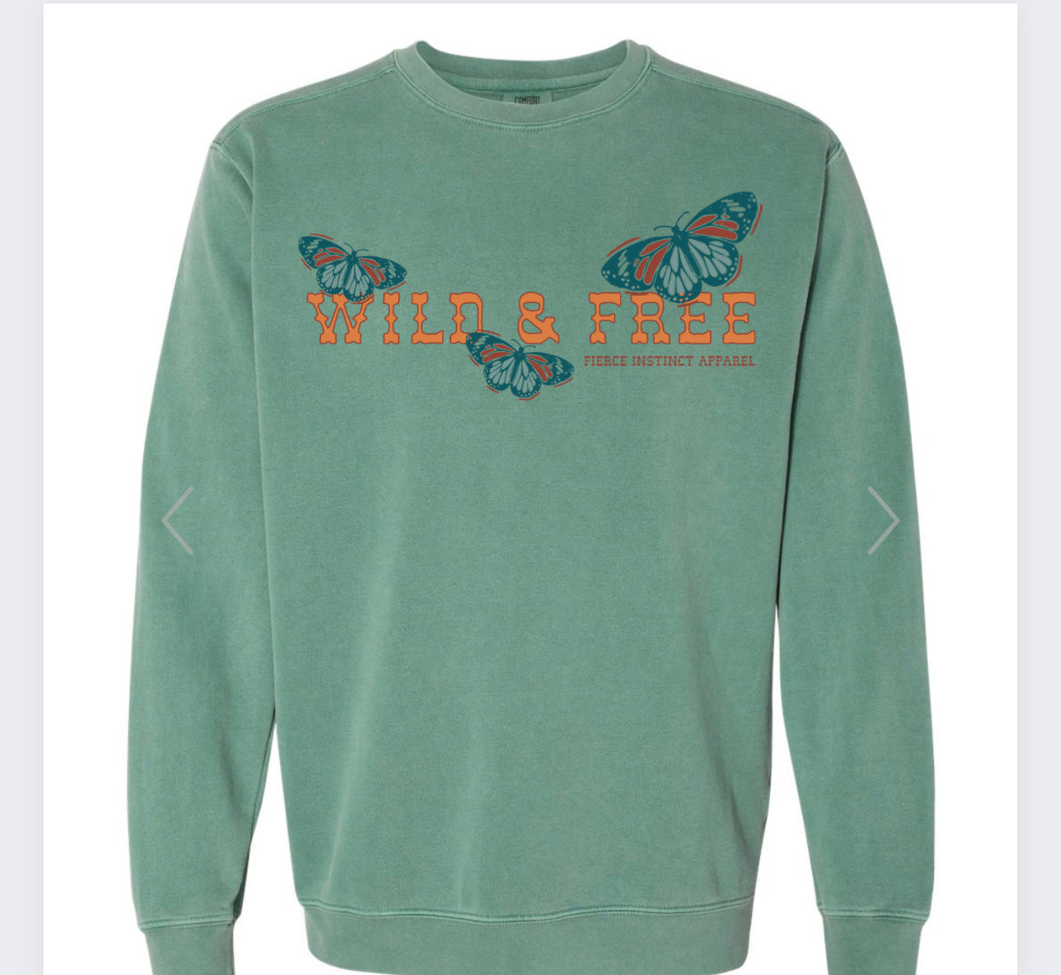 Wild & Free Butterfly Cozy Crew PREORDER