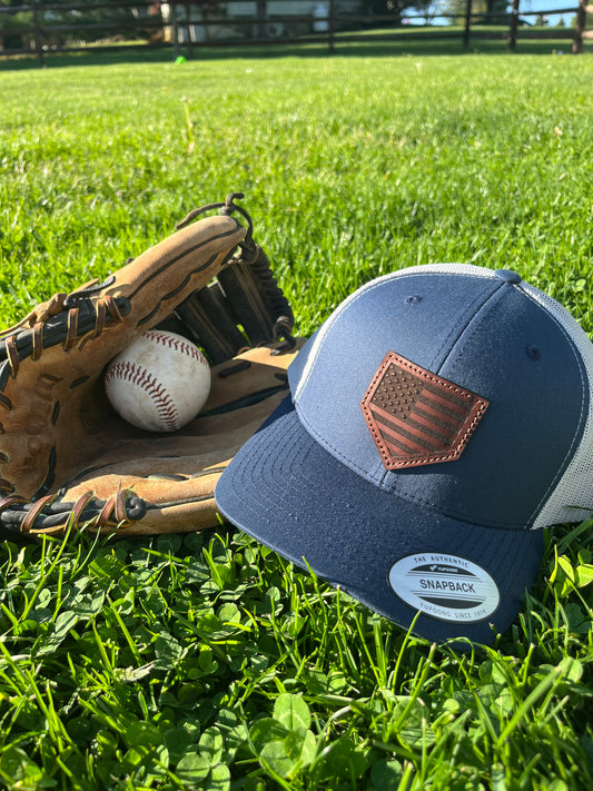 Baseball USA SnapBack - BLACK AND GOLD