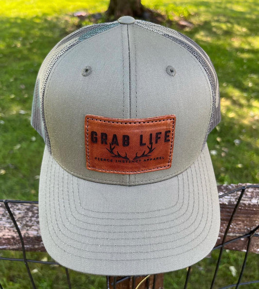 Grab Life - Green/Camo Trucker Hat